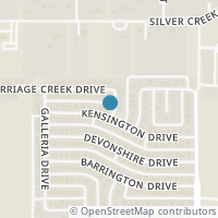 Map location of 1213 Kensington Drive, DeSoto, TX 75115