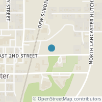 Map location of 626 E 2nd Street, Lancaster, TX 75146