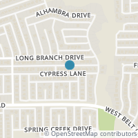 Map location of 1229 Cypress Lane, Lancaster, TX 75146