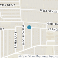 Map location of 223 N CREST Street, Lancaster, TX 75146
