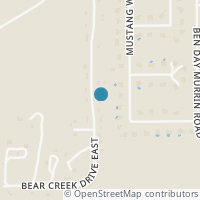 Map location of 6028 Bear Creek Drive E, Fort Worth, TX 76126