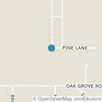Map location of 1300 Pine Lane, Fort Worth, TX 76140