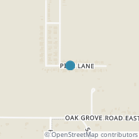Map location of 1420 Pine Lane, Fort Worth, TX 76140