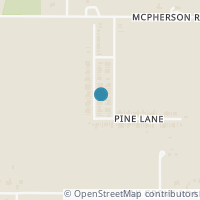 Map location of 10721 Many Oaks Drive, Fort Worth, TX 76140