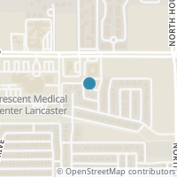 Map location of 1421 Glendover Court, Lancaster, TX 75146