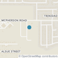 Map location of 10525 Summer Place Ln, Fort Worth TX 76140