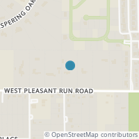 Map location of 931 W Pleasant Run Road, DeSoto, TX 75115
