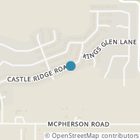 Map location of 1500 Castle Ridge Road, Fort Worth, TX 76140