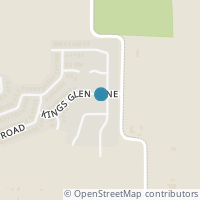 Map location of 1720 Kings Glen Lane, Fort Worth, TX 76140