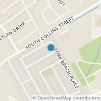 Map location of 901 Wild Prairie Drive, Arlington, TX 76002