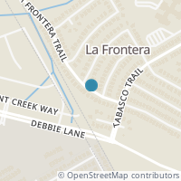 Map location of 8154 La Frontera Trail, Arlington, TX 76002