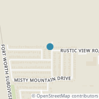 Map location of 9972 Silent Hollow Drive, Fort Worth, TX 76140