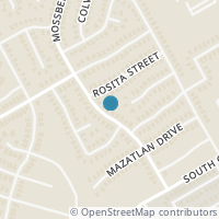 Map location of 8217 Mossberg Drive, Arlington, TX 76002