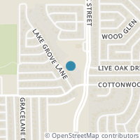 Map location of 1212 Lake Grove Ln, Desoto TX 75115
