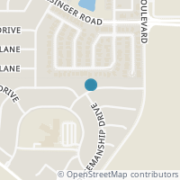 Map location of 6028 Saddle Pack Drive, Fort Worth, TX 76123