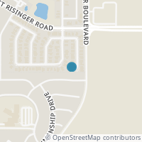 Map location of 8640 Snowdrop Court, Fort Worth, TX 76123