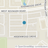 Map location of 8633 Deepwood Lane, Fort Worth, TX 76123