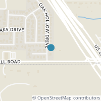 Map location of 8133 Oak Hollow Dr, Arlington TX 76001