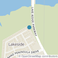 Map location of 2403 Lakewood Drive, Grand Prairie, TX 75054