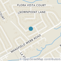 Map location of 506 Poplar Vista Ln, Arlington TX 76002