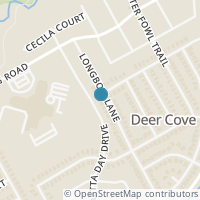 Map location of 7606 Longbow Lane, Arlington, TX 76002
