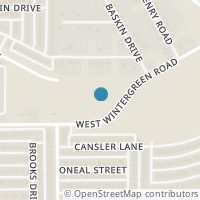 Map location of 1601 W WINTERGREEN Road, Lancaster, TX 75134