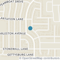 Map location of 8340 Orleans Lane, Fort Worth, TX 76123