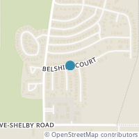 Map location of 9301 Rhoni Court, Fort Worth, TX 76140