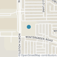 Map location of 2520 N Houston School Road, Lancaster, TX 75134