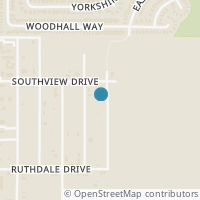 Map location of 9312 Sunrise Drive, Fort Worth, TX 76134