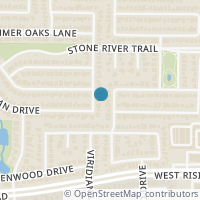 Map location of 8409 Cedarcrest Lane, Fort Worth, TX 76123