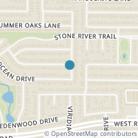 Map location of 4601 Pine Ridge Lane, Fort Worth, TX 76123