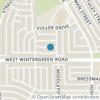 Map location of 605 Finley Street, Cedar Hill, TX 75104