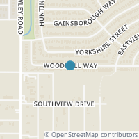 Map location of 1729 Woodhall Way, Fort Worth, TX 76134