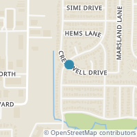 Map location of 7601 Tin Cup Drive, Arlington, TX 76001