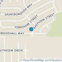 Map location of 1544 Eastview Street, Fort Worth, TX 76134