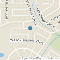 Map location of 3917 Winter Springs Drive, Fort Worth, TX 76123