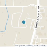 Map location of 7405 Winding Way Drive, Arlington, TX 76001