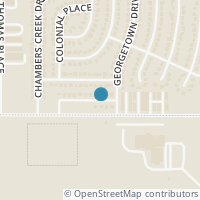 Map location of 10528 Summer Place Lane, Fort Worth, TX 76140