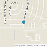 Map location of 10520 Summer Place, Fort Worth, TX 76140
