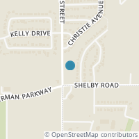 Map location of 521 S Race, Everman, TX 76140