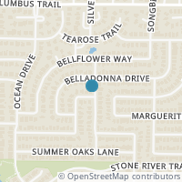 Map location of 4800 Sunset Ridge Drive, Fort Worth, TX 76123