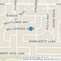 Map location of 4617 Belladonna Dr, Fort Worth TX 76123