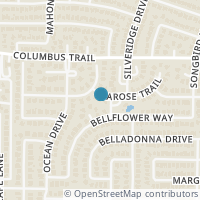 Map location of 4817 Tearose Trail, Fort Worth, TX 76123