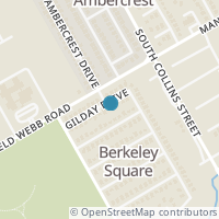 Map location of 1318 Gilday Dr, Arlington TX 76002