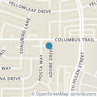 Map location of 7900 Adobe Dr, Fort Worth TX 76123