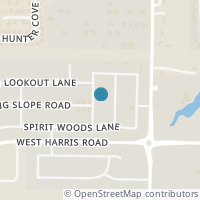 Map location of 7215 Flattop Landing Road, Arlington, TX 76001