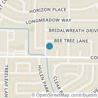 Map location of 7809 Evening Star Drive, Fort Worth, TX 76133