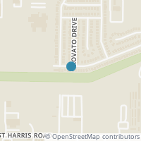 Map location of 826 Ponselle Drive, Arlington, TX 76001