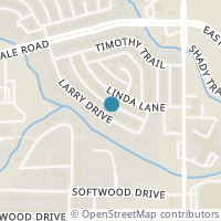 Map location of 223 Larry Drive, Duncanville, TX 75137
